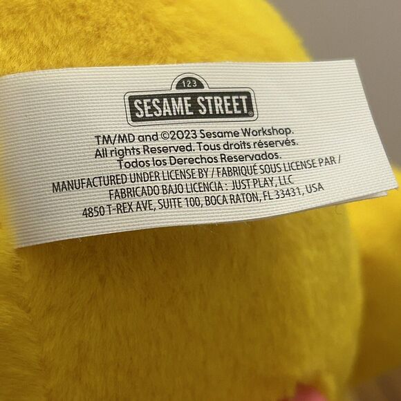 Sesame Street Plush Big Bird Soft Stuffed Animal - 17” Toy Just Play NEW - Picture 7 of 11